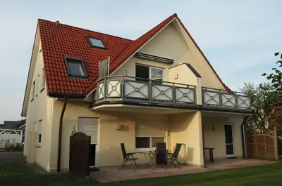 Das Gebäude in dem sich die Ferienwohnung befindet