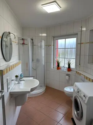 Ein Badezimmer in der Unterkunft Friedenstraße 5 Wohnung Rotbuche