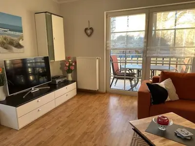 TV/Unterhaltungsangebot in der Unterkunft Friedenstraße 5 Wohnung Rotbuche