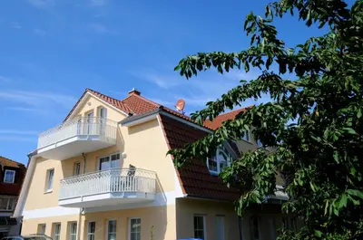 Das Gebäude in dem sich die Ferienwohnung befindet