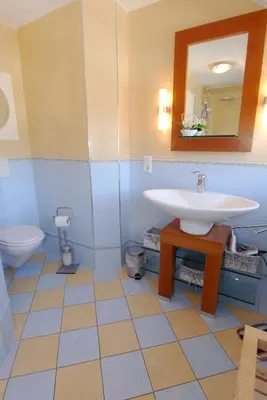 Ein Badezimmer in der Unterkunft Müggenburger Weg 35 Wohnung oben rechts
