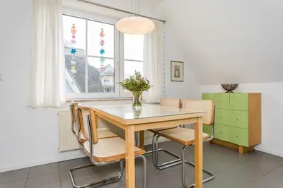 Ein Sitzbereich in der Unterkunft Martha-Muller-Grählert-Weg 6 Wohnung 8