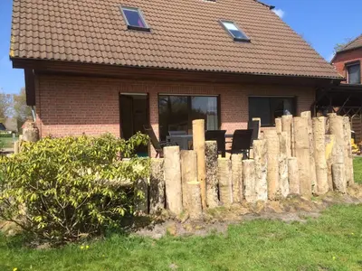Ein Garten an der Unterkunft Ferienapartment Kleist