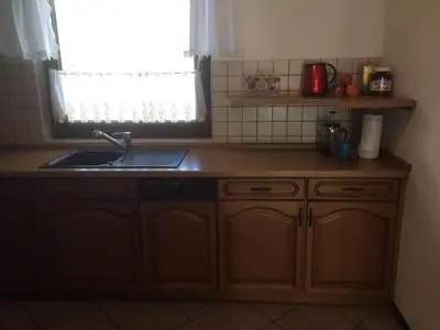 Küche/Küchenzeile in der Unterkunft Ferienapartment Kleist