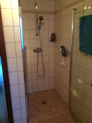 Ein Badezimmer in der Unterkunft Ferienapartment Kleist