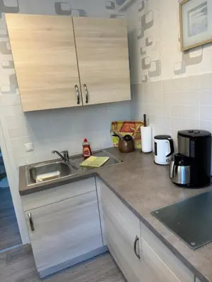 Küche/Küchenzeile in der Unterkunft Haus Sonnenschein in Zingst