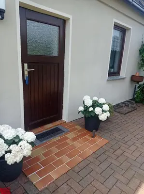 Das Gebäude in dem sich die Ferienwohnung befindet
