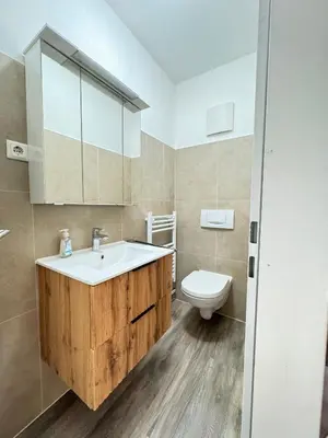 Ein Badezimmer in der Unterkunft Haus Vier-Jahreszeiten