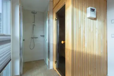 Ein Badezimmer in der Unterkunft Rosenberg 41 Suite Möwe