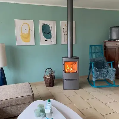 Ferienwohnung Ostseestille am Bodden mit Kamin
