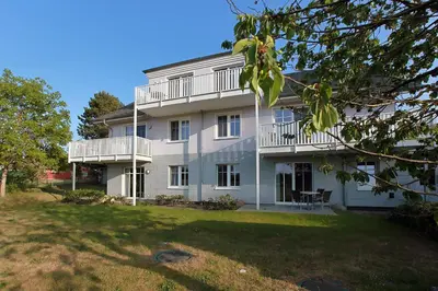 Das Gebäude in dem sich die Ferienwohnung befindet