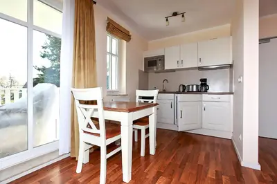 Küche/Küchenzeile in der Unterkunft Apartment Saatmann Komfort 7