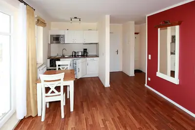 Küche/Küchenzeile in der Unterkunft Apartment Saatmann Komfort 4