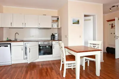 Küche/Küchenzeile in der Unterkunft Apartment Saatmann Komfort 4