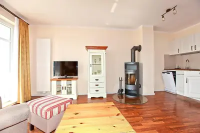 Küche/Küchenzeile in der Unterkunft Apartment Saatmann Komfort 8