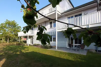 Das Gebäude in dem sich die Ferienwohnung befindet
