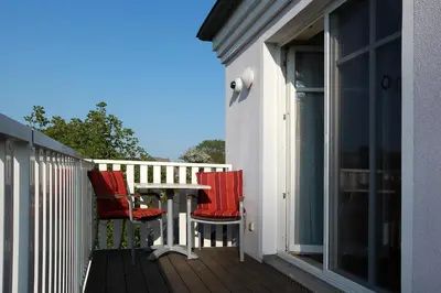 Ein Balkon oder eine Terrasse in der Unterkunft Apartment Saatmann Suite 9