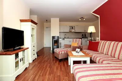 TV/Unterhaltungsangebot in der Unterkunft Apartment Saatmann Suite 9