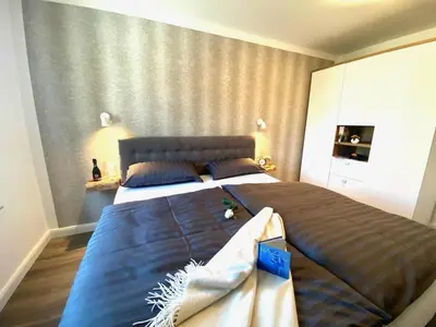 Ein Bett oder Betten in einem Zimmer der Unterkunft Villa Rosenberg 43 Comfortable holiday residence