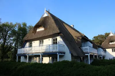 Das Gebäude in dem sich die Ferienwohnung befindet