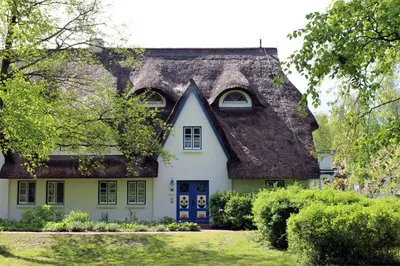 Das Gebäude in dem sich die Ferienwohnung befindet