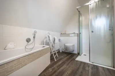 Ein Badezimmer in der Unterkunft Anlage 
