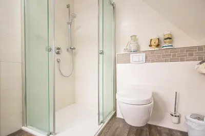Ein Badezimmer in der Unterkunft Anlage 