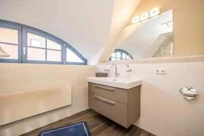 Ein Badezimmer in der Unterkunft Anlage 