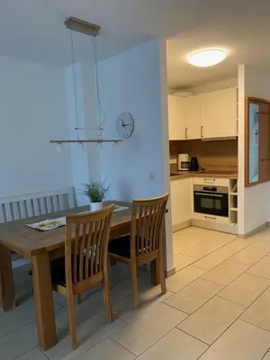 Küche/Küchenzeile in der Unterkunft Fewo 2, Achtern Diek 3a Zingst