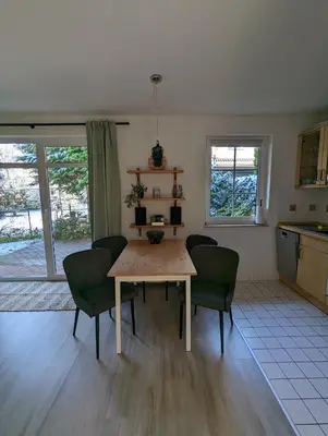 Küche/Küchenzeile in der Unterkunft Bahnhofstr 11 Haus 2 Whg 3