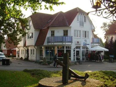 Das Gebäude in dem sich die Ferienwohnung befindet