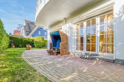 Ein Garten an der Unterkunft Hoppenberg 22 Whg 1