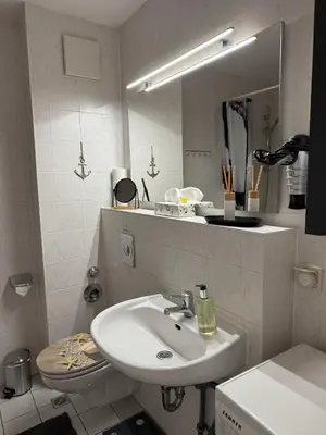 Ein Badezimmer in der Unterkunft Ankerplatz - Whg 14
