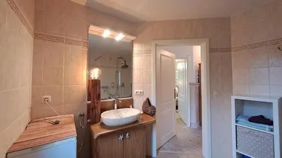 Ein Badezimmer in der Unterkunft Ferienwohnung Astrid