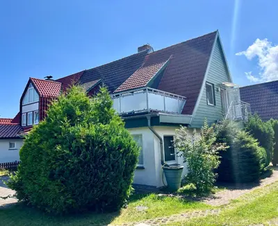 Das Gebäude in dem sich die Ferienwohnung befindet