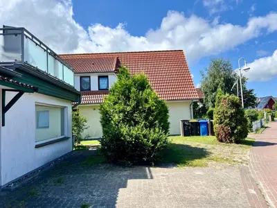Das Gebäude in dem sich die Ferienwohnung befindet