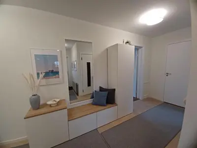 Ein Badezimmer in der Unterkunft Ferienhaus Paul und Pauline