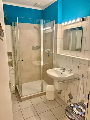 Ein Badezimmer in der Unterkunft Apartment 