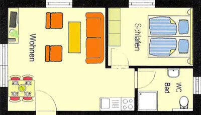 Grundriss der Unterkunft Haus Eichendorff
