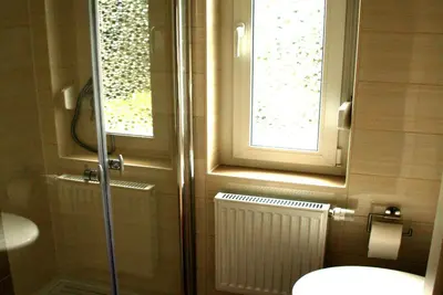 Ein Badezimmer in der Unterkunft Haus Eichendorff