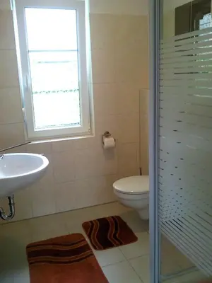 Ein Badezimmer in der Unterkunft Haus Eichendorff