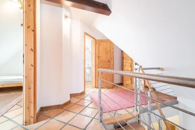 Ein Bett oder Betten in einem Zimmer der Unterkunft Ferienhaus Urlaubshus