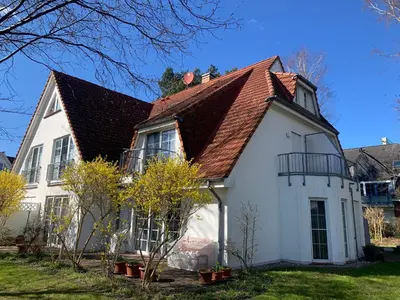 Das Gebäude in dem sich die Ferienwohnung befindet