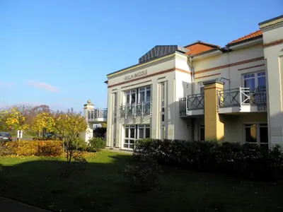 Ein Garten an der Unterkunft Hafenstraße 39 Wohnung 12