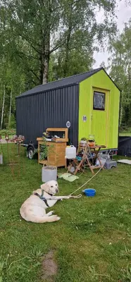 Ein Garten an der Unterkunft Little Home