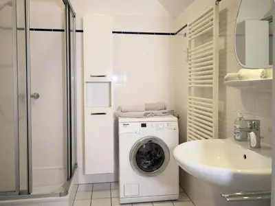 Ein Badezimmer in der Unterkunft Santa Karina - Maisonette mit Südwestbalkon