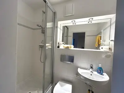 Ein Badezimmer in der Unterkunft Resi I7