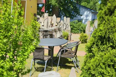 Ein Garten an der Unterkunft Ferienwohnungen Fründt