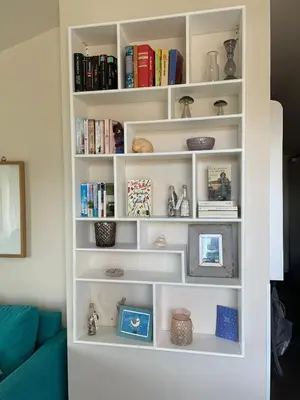 Die Bibliothek in der Ferienwohnung