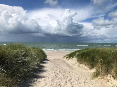 Naturlandschaft in der Nähe des Ferienhauses